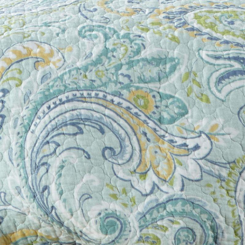 Cortona Paisley Quilt Set - Twin/Twin XL Quilt and One Standard Pillow Sham - Levtex Home