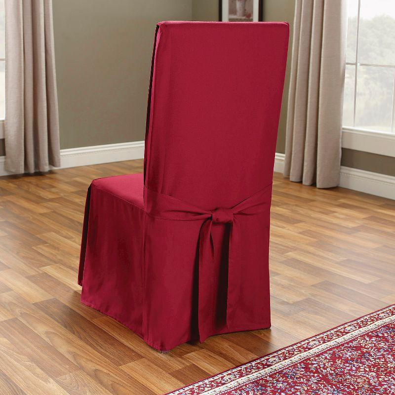 Cotton Box Cushion Dining Chair Slipcover