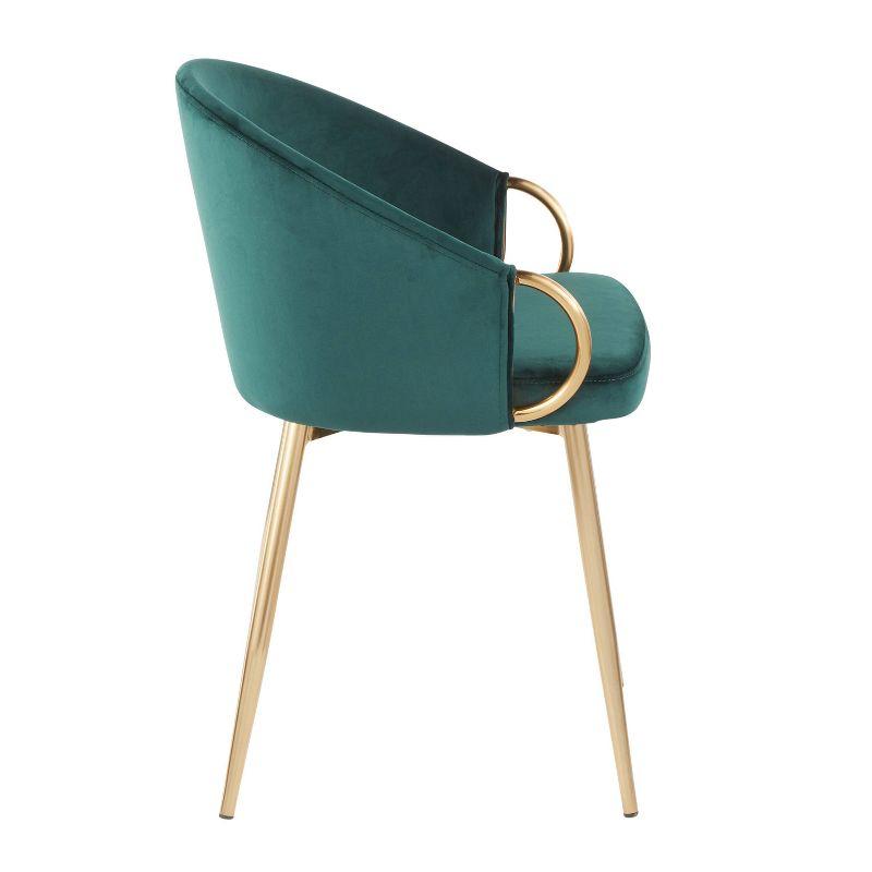 Claire Contemporary and Glam Dining Chair - LumiSource