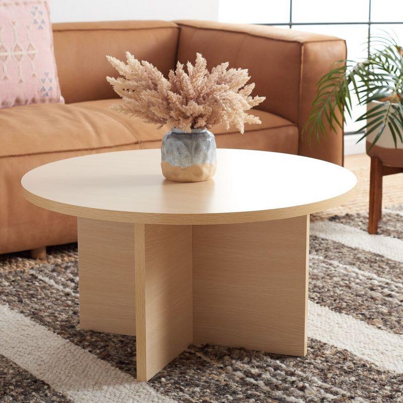 Bo Coffee Table - Natural - Safavieh