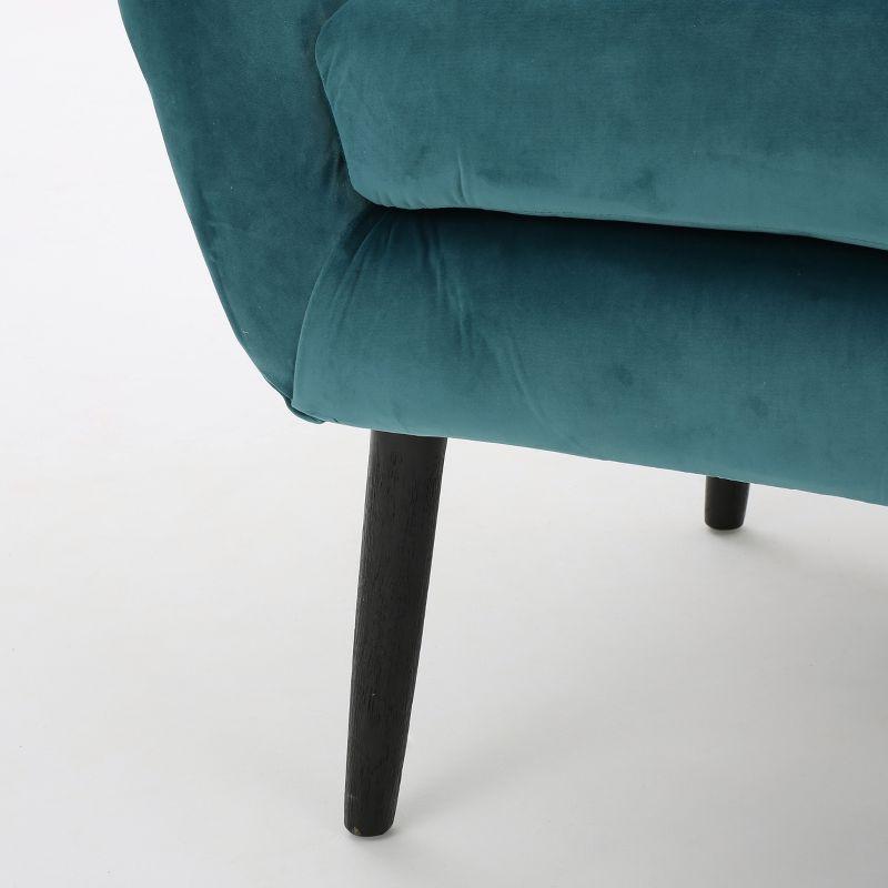 Alyssa New Velvet Armchair - Christopher Knight Home