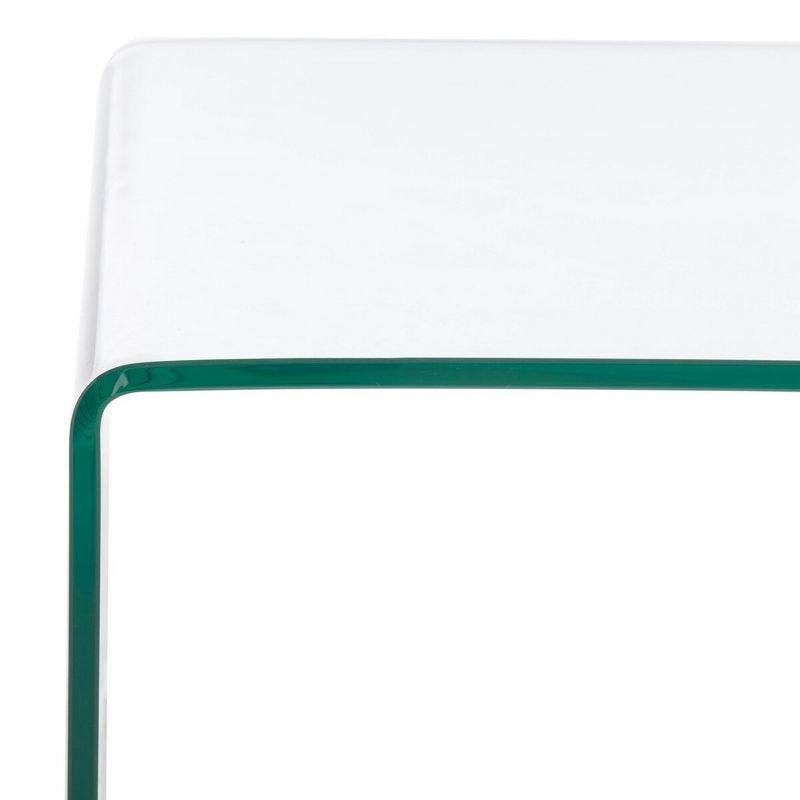 Willowith Glass Coffee Table - Clear - Safavieh