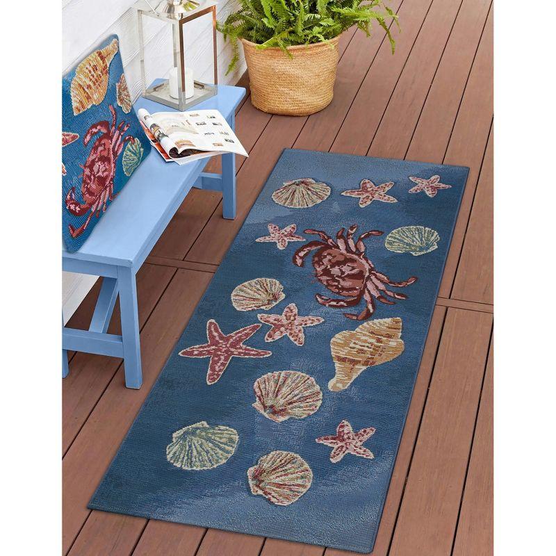 Liora Manne Marina No Decorative Addition Indoor/Outdoor Throw Pillow