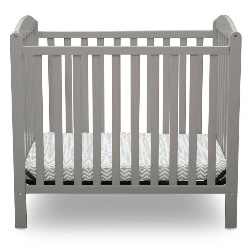 Delta Children Emery Mini Convertible Baby Crib with Mattress