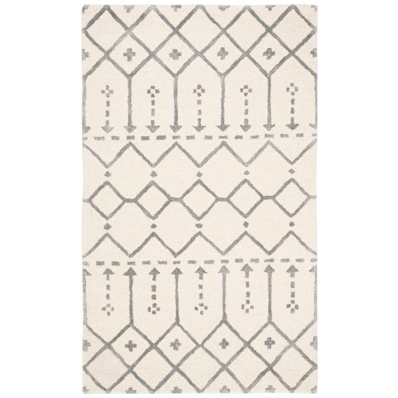 Himalaya HIM903 Handmade Accent Rug - 3'x5' - Ivory/Grey - Safavieh