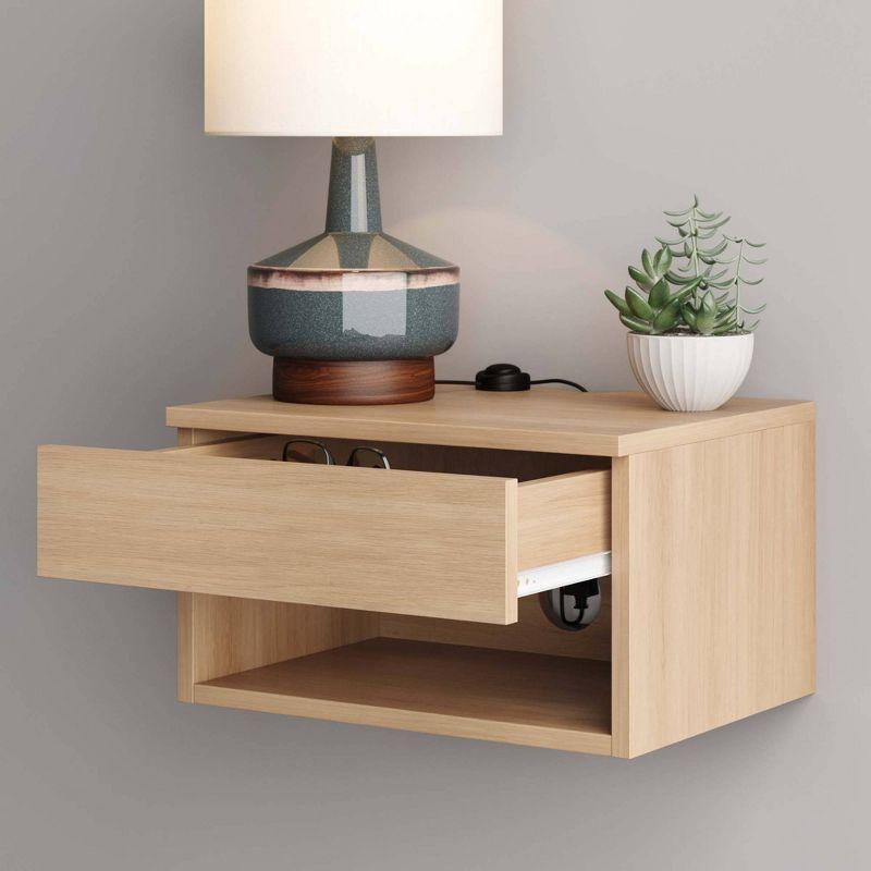 Nathan James Beacon Rustic Nightstand (Set of 2)
