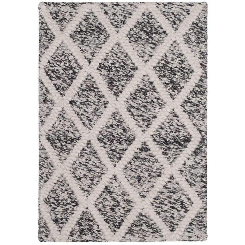 Natura NAT711 Hand Woven Indoor Accent Rug - Ivory/Black - 2'x3' - Safavieh.