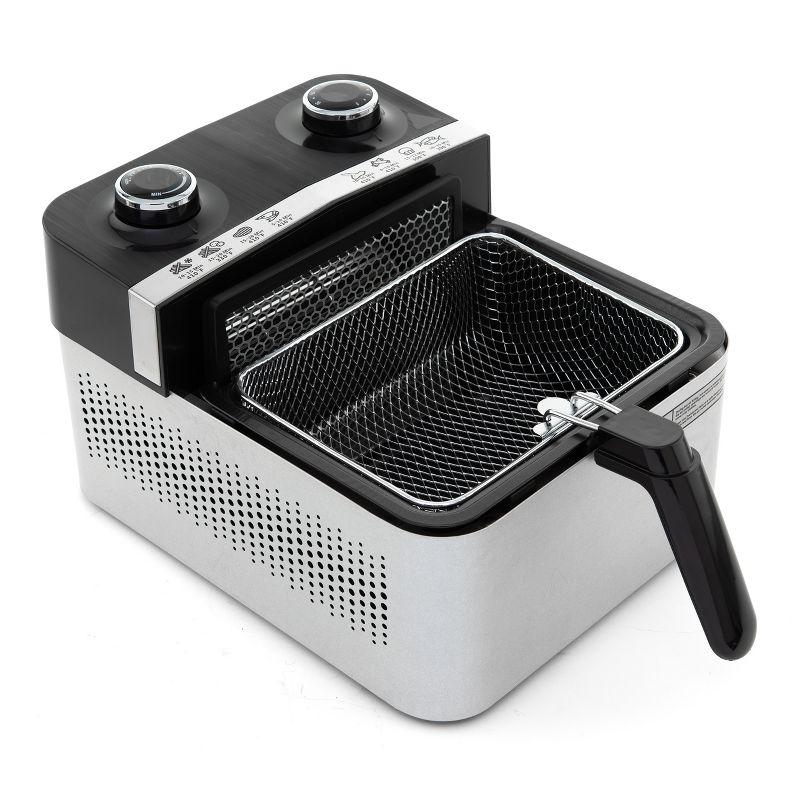 Brentwood Select 3.4 Quart Rapid Electric Air Fryer in Stainless Steel