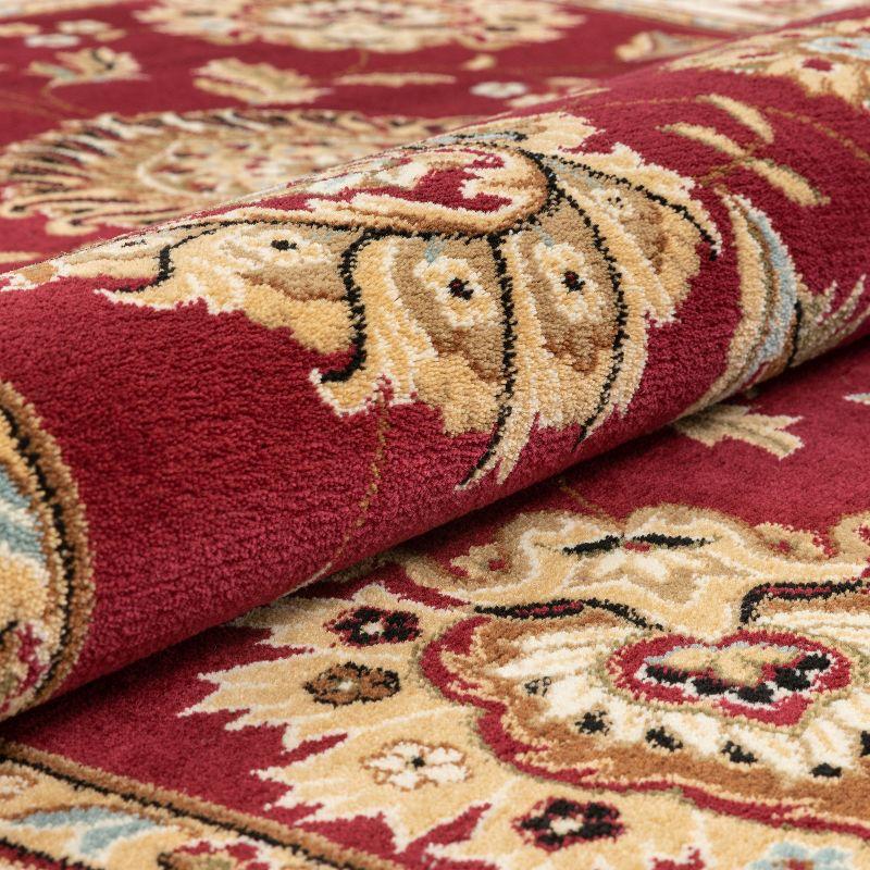 Well Woven Sultan Sarouk Oriental Persian Floral Formal Traditional Modern Classic Thick Soft Area Rug