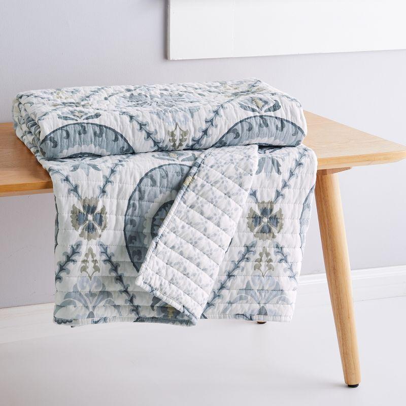 Levtex home Maeve Neutral Quilted Throw
