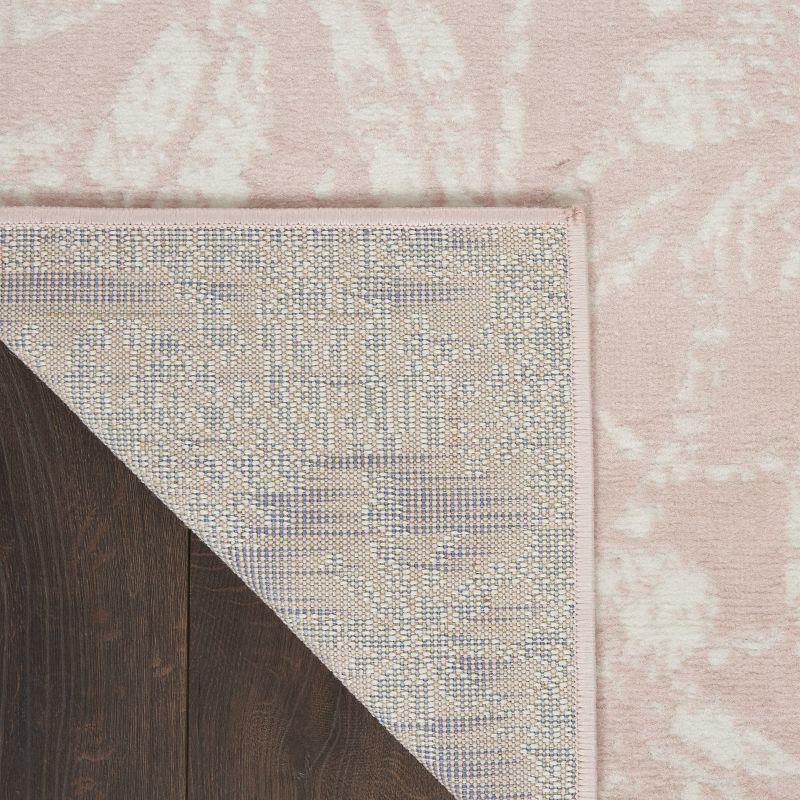 Whigham Floral Pink/White Area Rug