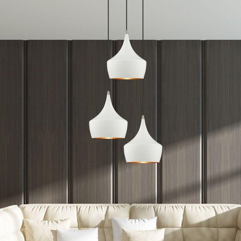 Schultz Single Light Metal Dimmable Pendant