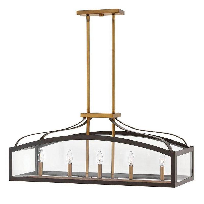 Clarendon 5-Light Kitchen Island Linear Pendant
