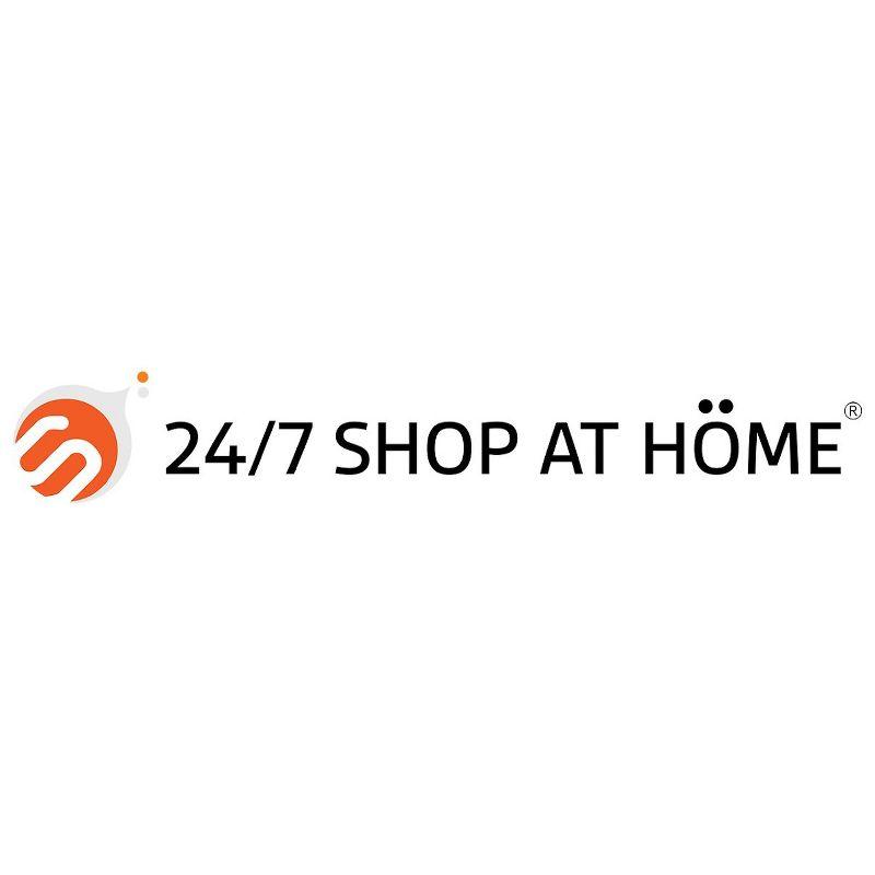24/7 Shop At Home Queen Heartwild Modern Boucle Upholstered Wingback Platform Bed White