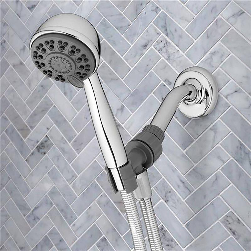 Waterpik EcoFlow Hand Held Shower Head 4-mode Chrome : Microfiber, Machine Washable, Non-Slip Backing