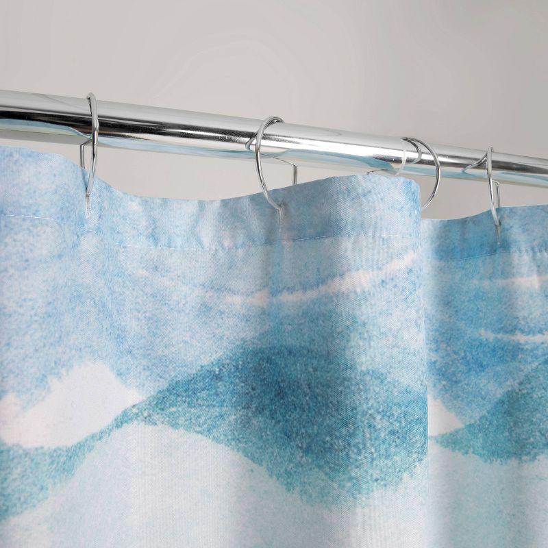 Aarez Chevron Shower Curtain