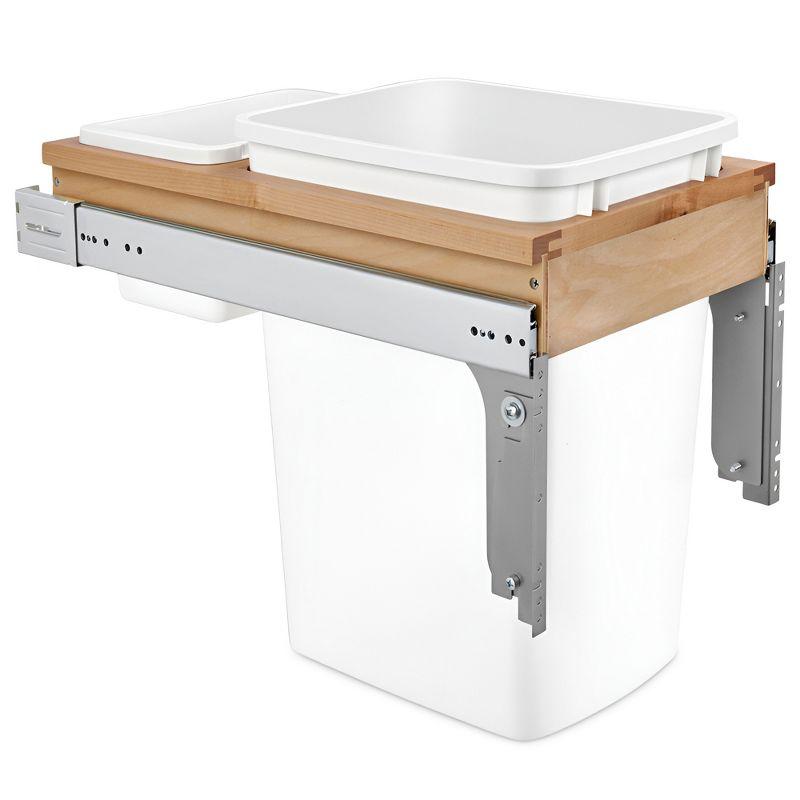 Rev-A-Shelf Rev-A-Shelf Single Pullout Top Mount Trash Can
