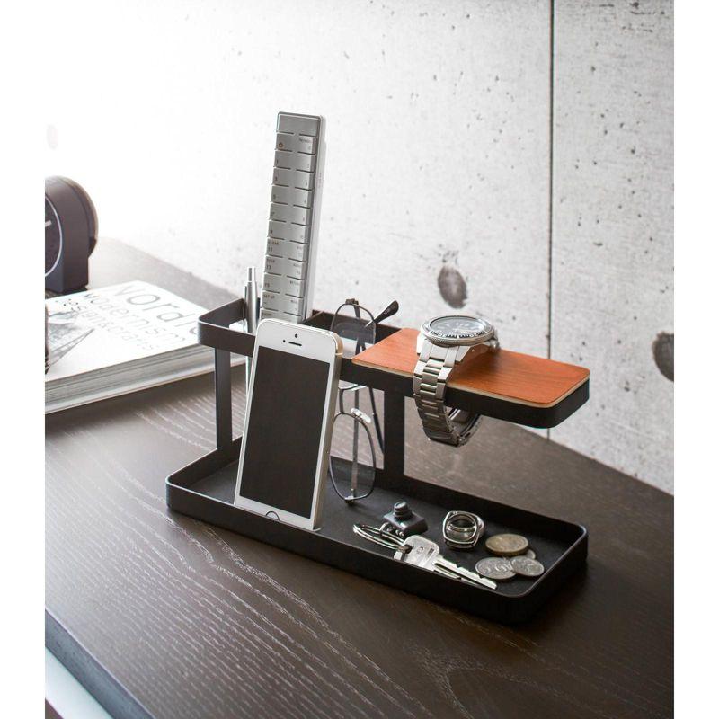 Yamazaki Home Countertop Spice Caddy, Storage And Organizer Rack, Steel, Anti-Slip Rubber Feet