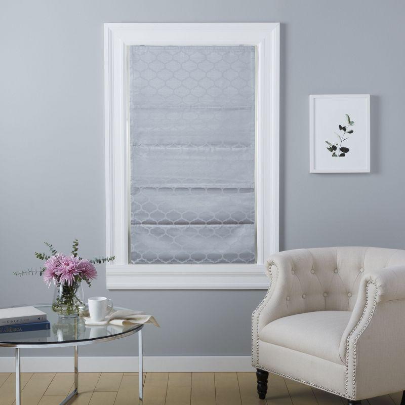 Amalgamated Textiles Montague Trellis Blackout Roman Shade