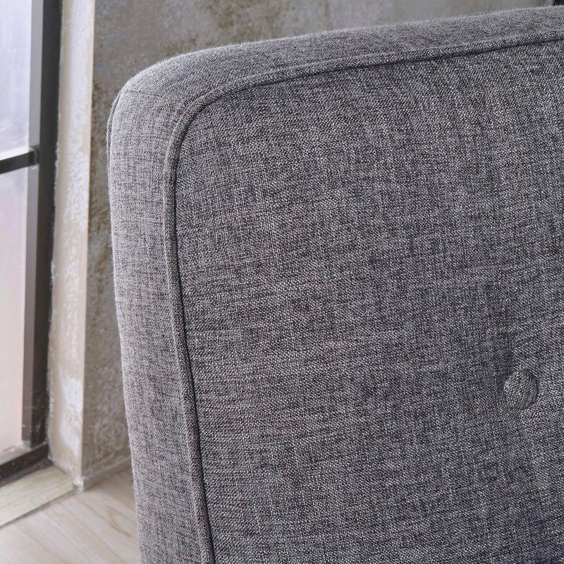 Calliope Buttoned Reclining Loveseat Gray - Christopher Knight Home
