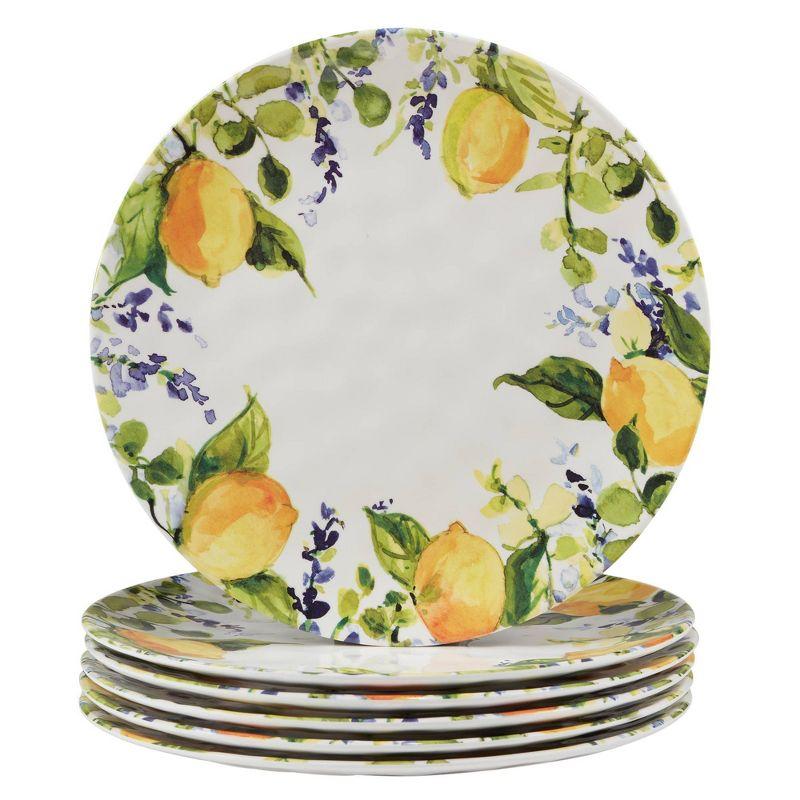 Certified International Lemon Zest  Set/6 Dinner Plate 11" (Set of 6)