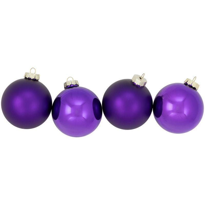 Northlight Seasonal Glass Ball Christmas Ornament (Set of 6)