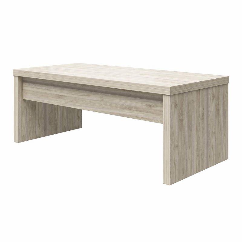 Light Walnut Winston Rectangular Lift-Top Coffee Table with Storage