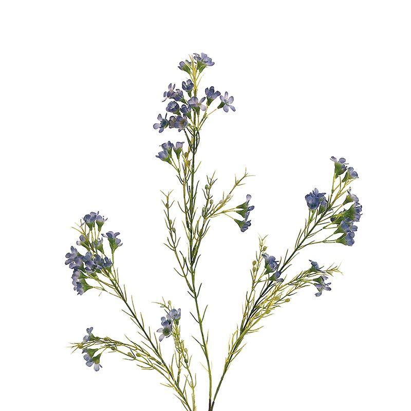 Allstate Floral 27" Blue Waxflower Artificial Decorative Spray