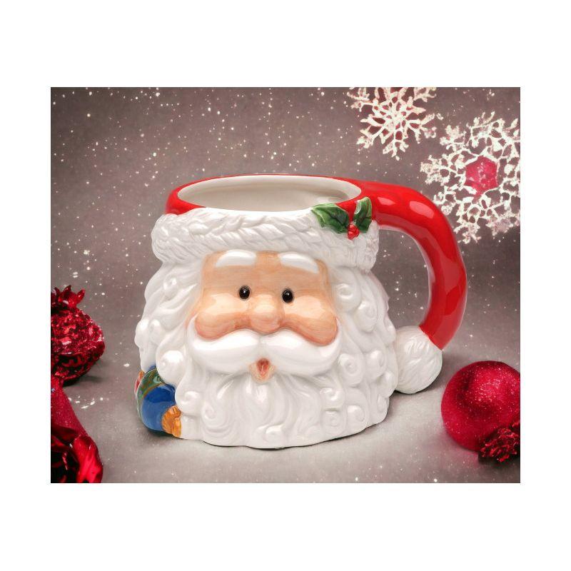 Kevins Gift Shoppe Ceramic Christmas Santa Claus Mug