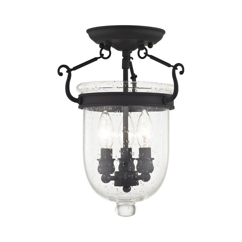 Dovecove Pierrepont Glass Semi Flush Mount