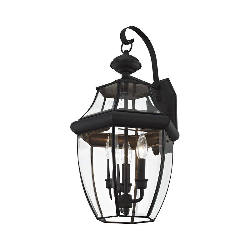 Livex Lighting Monterey 3 - Light Wall Light in  Black
