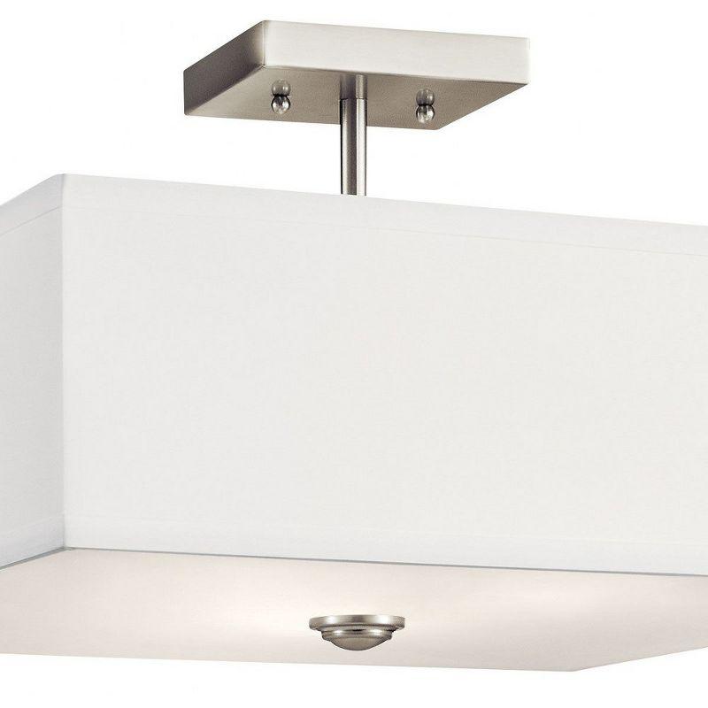 Kichler Lighting Shailene 3 - Light Semi-Flush Mount in  Brushed Nickel