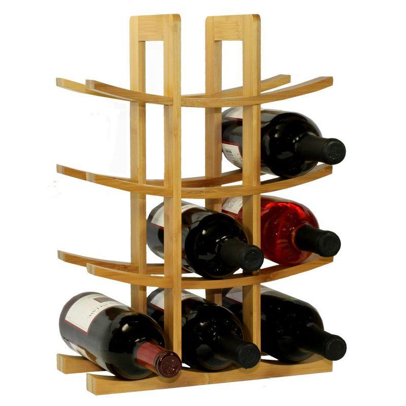 Oceanstar 12-Bottle Natural  Wine Rack