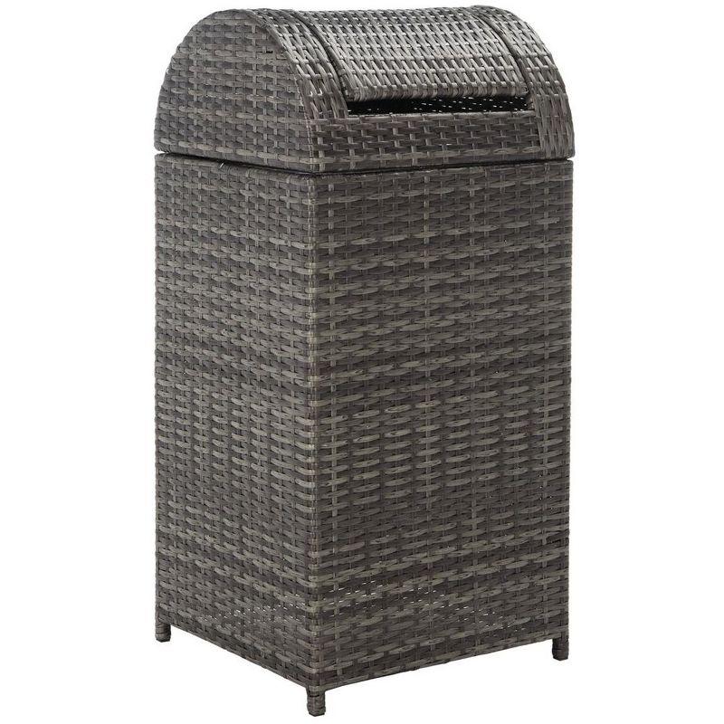 Serapis Outdoor Trash Can  - Safavieh