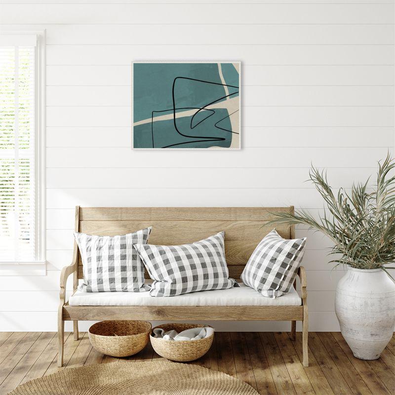 Amanti Art Different Strokes II by Dan Meneely Framed Canvas Wall Art