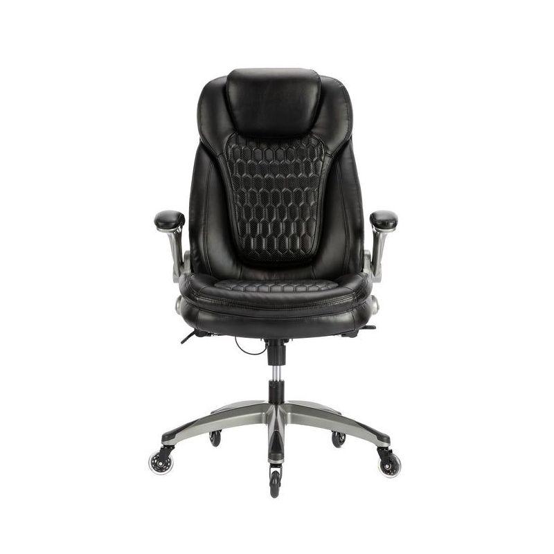 Ergonomic Executive Office Chair with Rubber Wheels