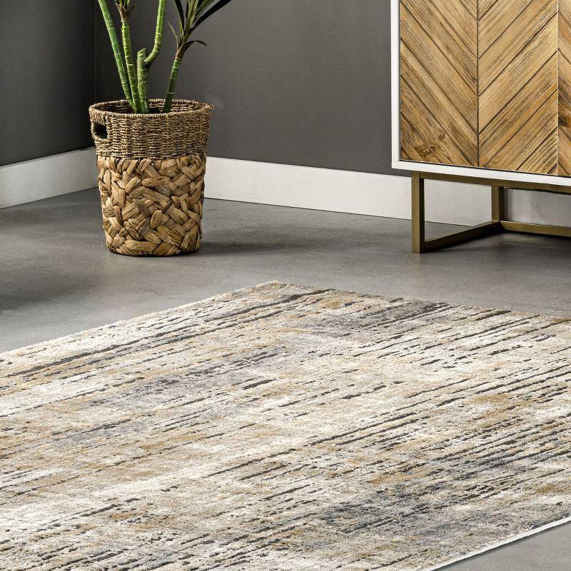 Nuloom Estelle Faded Stripe Abstract Indoor Area Rug