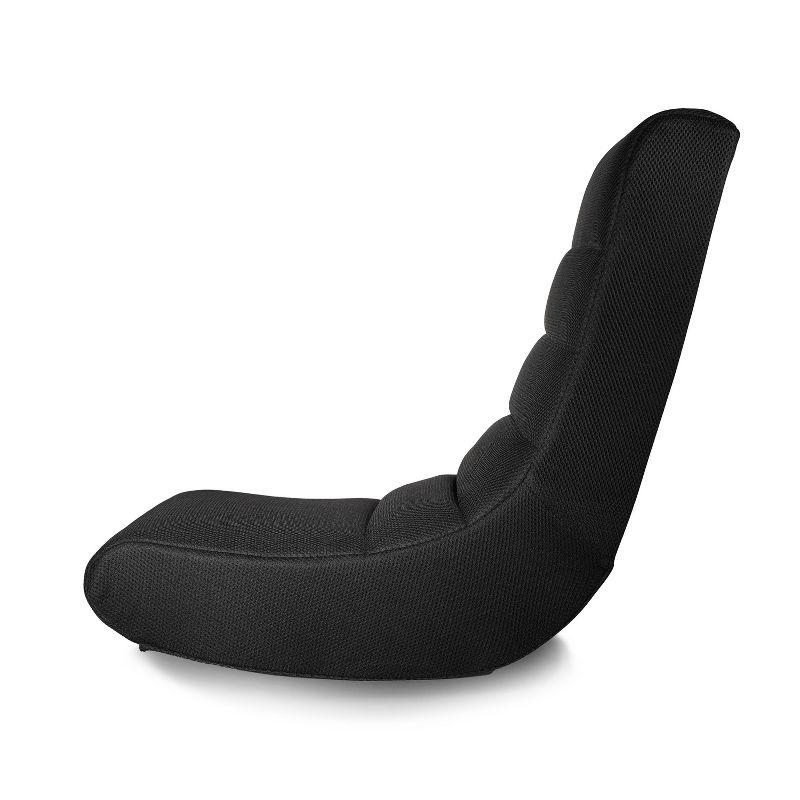 X Rocker Gaming Chair with Built-in Lighting Black: Armless, Interactive Rocker for Teens, No Assembly
