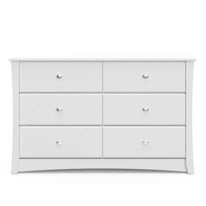 Crescent 6 Drawer Double Dresser