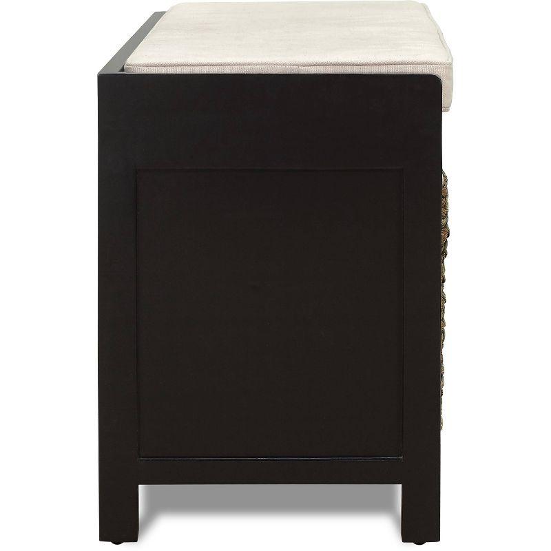 Griffin Upholstered Cubby Storage Bench