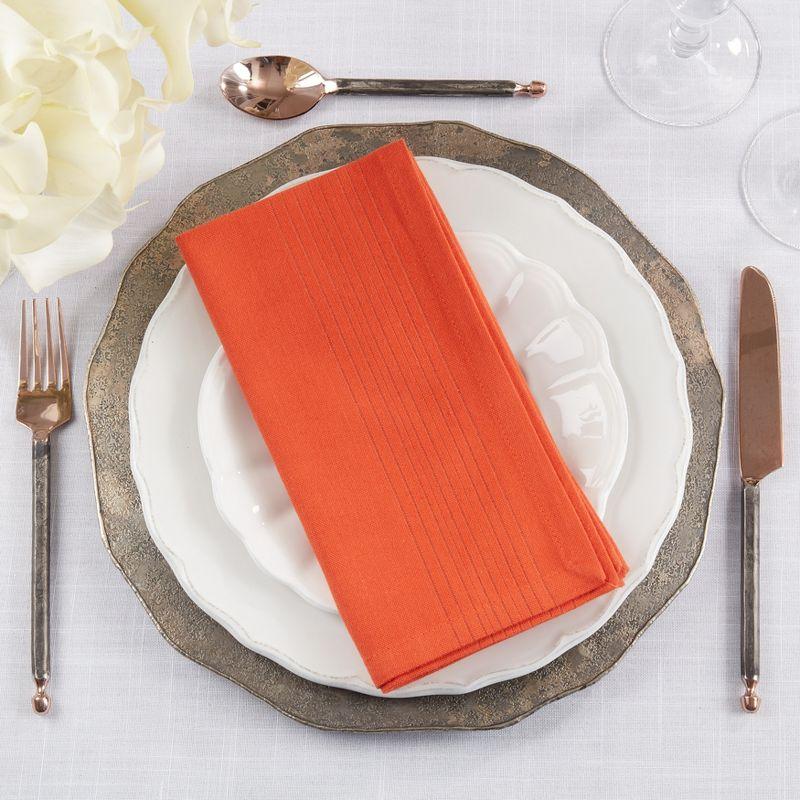 Saro Lifestyle Metallic Elegance Shimmer Stripe Napkin (Set of 4)