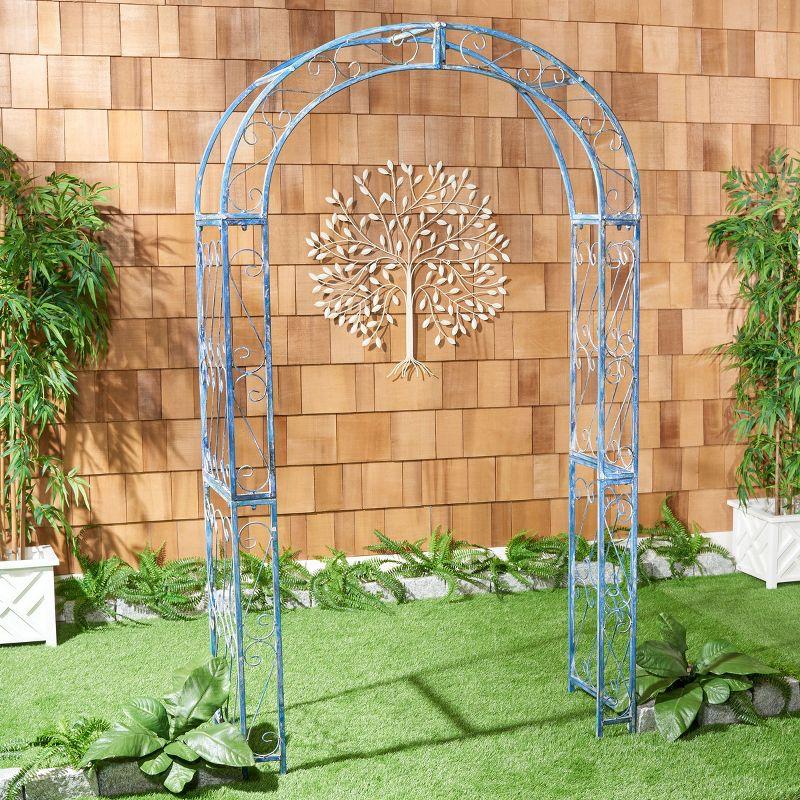 Afaan 48.5'' W x 18.5'' D Iron Arbor