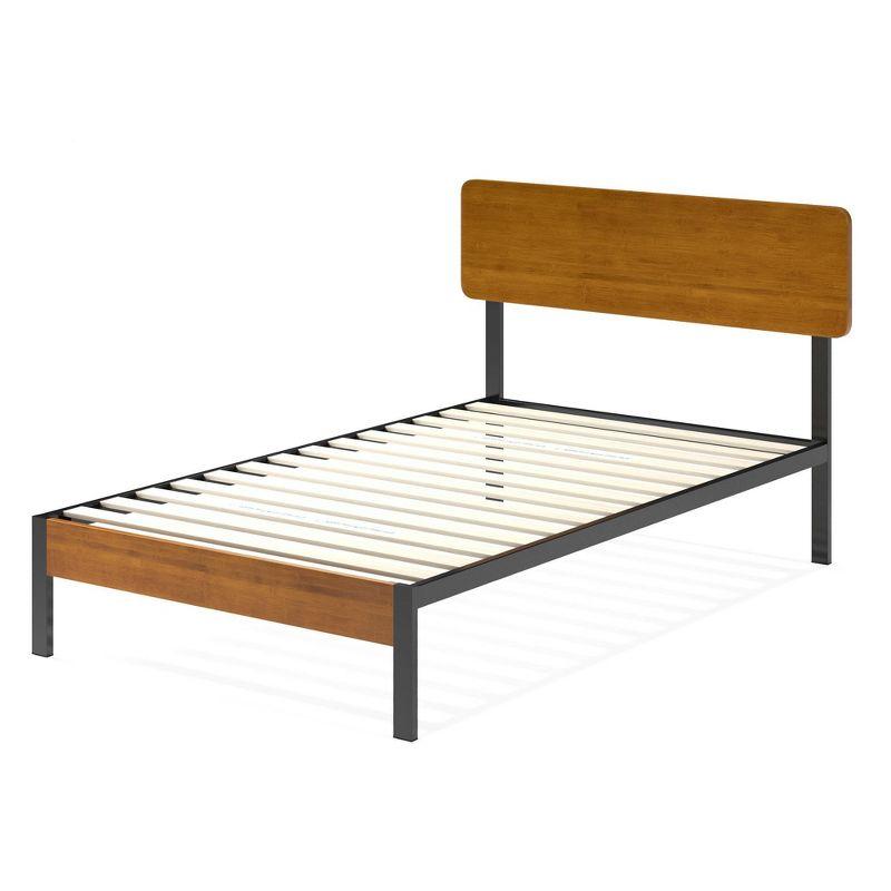 Olivia Metal Platform Bed Frame Brown - ZINUS