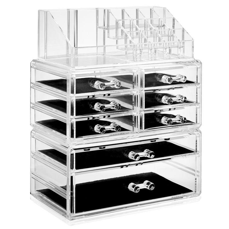 Acrylic 16 Compartment Makeup Organizer