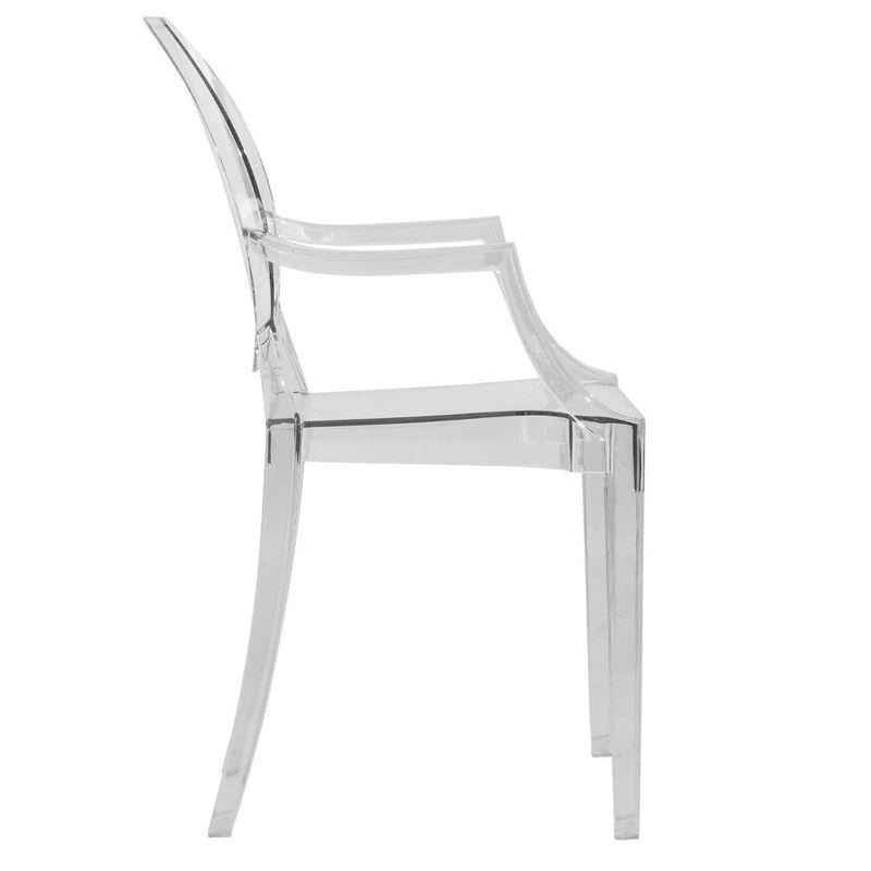 Carroll Clear Acrylic Stackable Dining Chairs, Set of 4