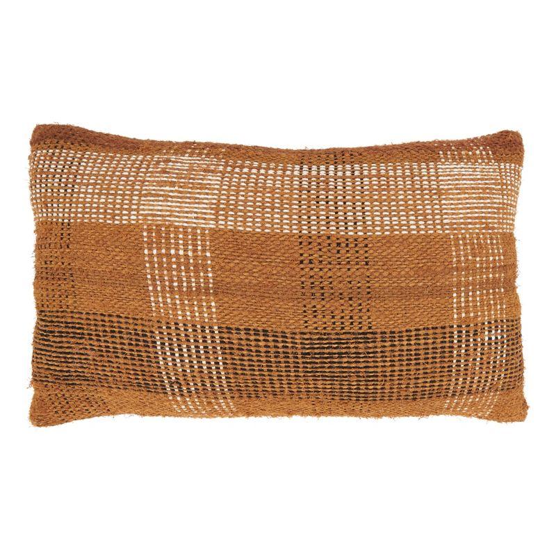 Saro Neela Collection Plaid Throw Pillow | Wayfair