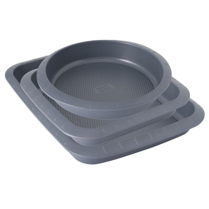 Gem 11" Gray Non-Stick Square Cake Pan