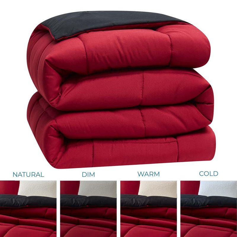 Nestl Nestl All Season Solid Lightweight Down Alternative Reversible Comforter