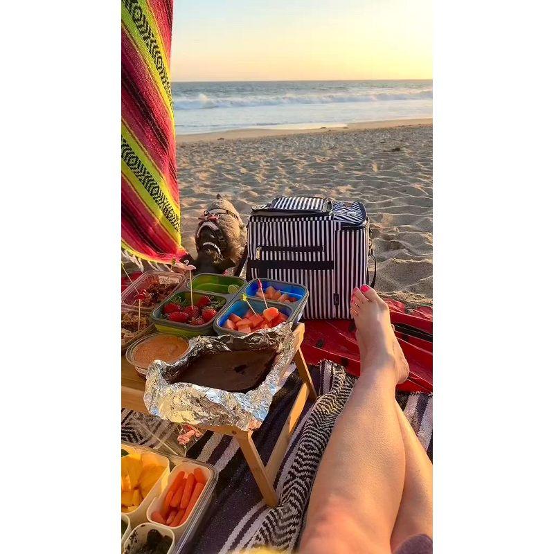 Tirrinia Tirrinia 27 Cans Cooler Bag, Dual Compartment Insulated Leakproof Coolers with Shoulder Strap by Tirrinia CB