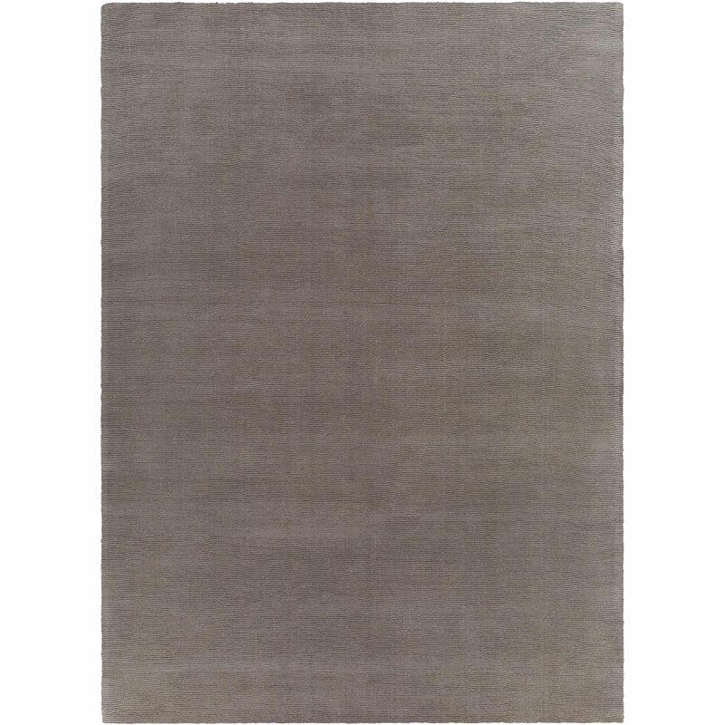 Hauteloom Brockton Solid Black Wool Rug